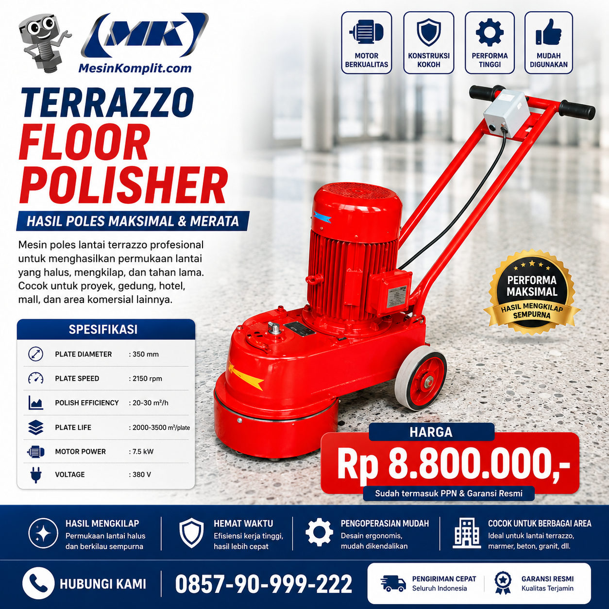 Pemoles Lantai Teras...